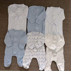 Simply Magnetic Me Cotton Pajama Footies for baby boy Size 0-3 m